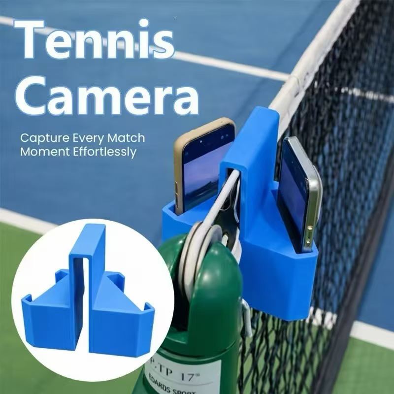 Badminton Outdoor - قطعتان من حامل الهاتف لشبكة التنس،