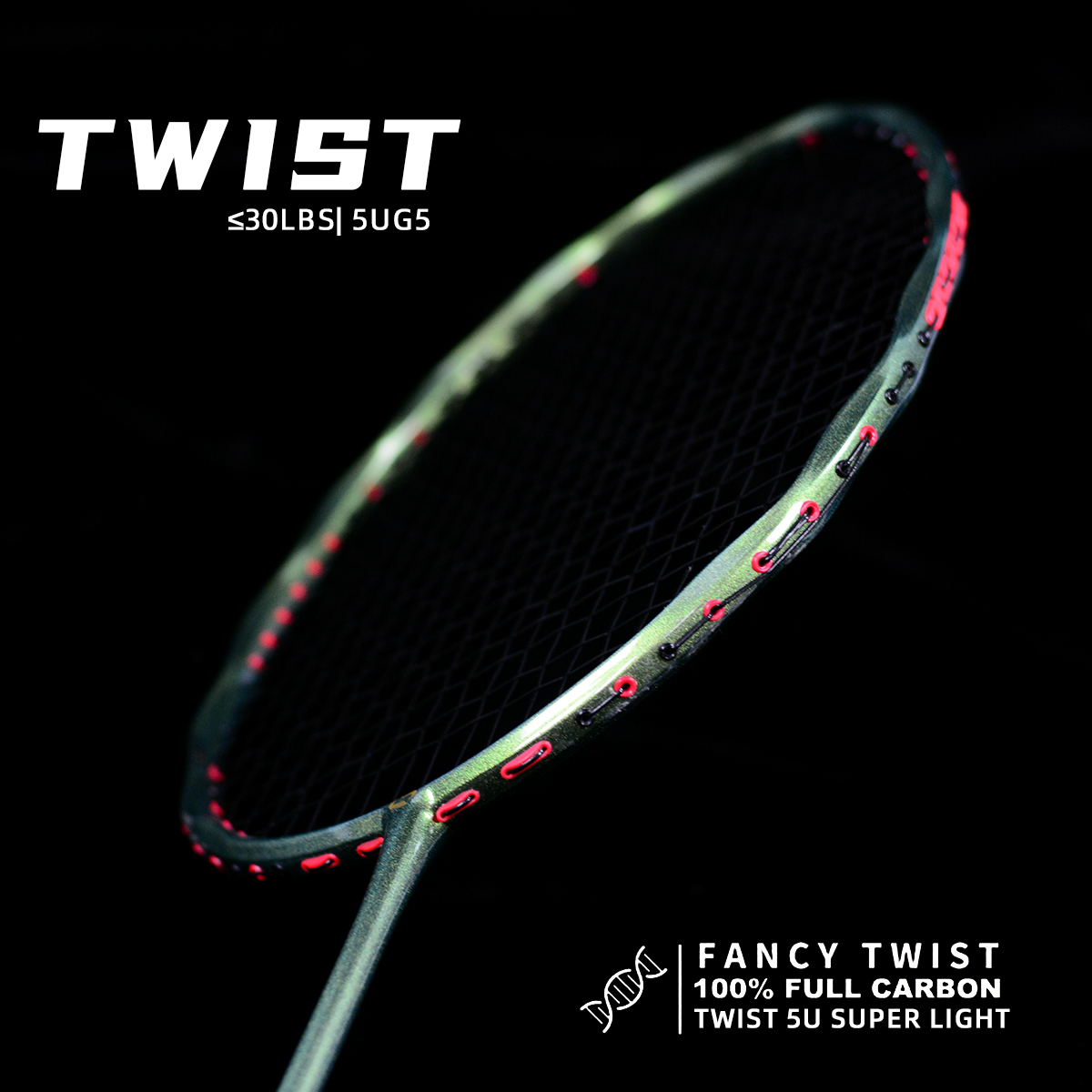 Badminton Yonex Nanoflare - مضرب بادمنتون TWIST مصنوع من ألياف