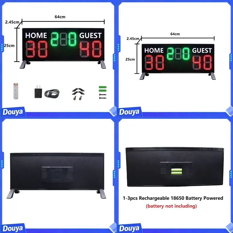Badminton Scoreboard - لوحة نتائج رقمية إلكترونية عالية الجودة