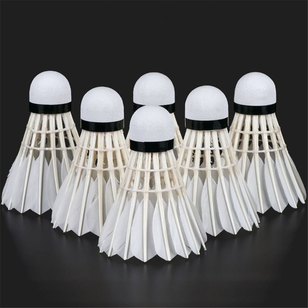 Badminton Bwf - 3/6/12 قطعة جديد الأبيض الريشة الريشة