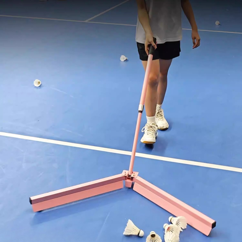 Badminton Background - مكنسة كرة الريشة قابلة للطي وقابلة