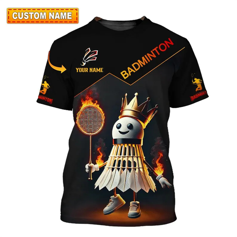 Badminton Wallpaper - الريشة الرياضة تي شيرت ملابس للرجال