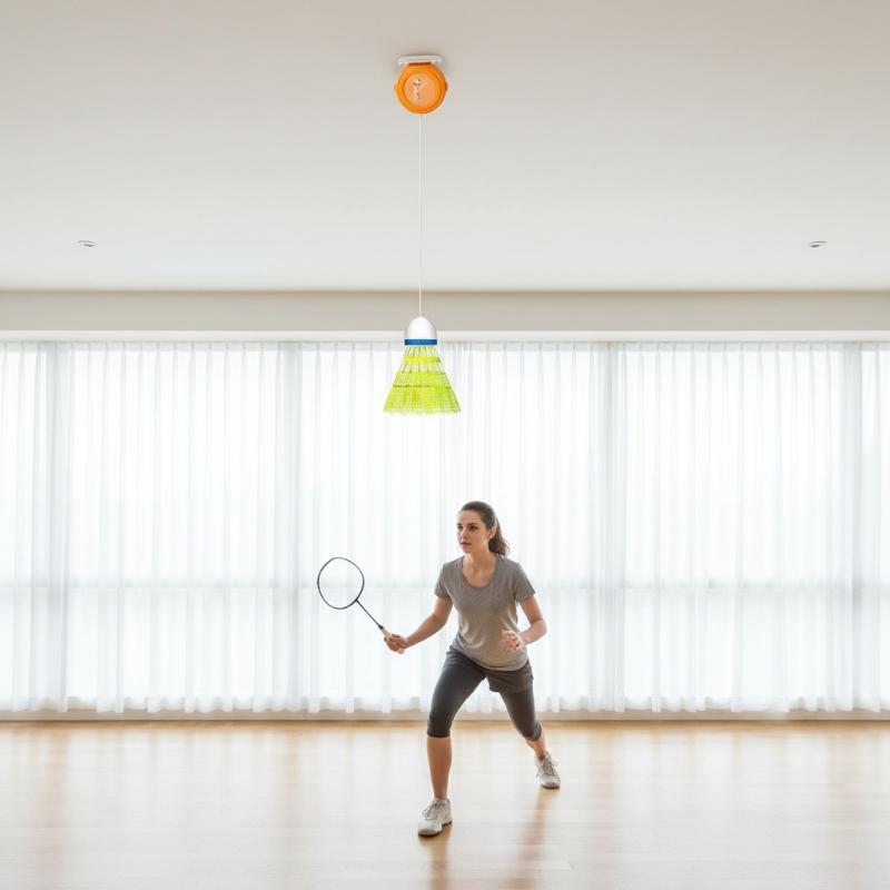 أداة تدريب البادمنتون الأوتوما - مراجعة Badminton Single وسعره