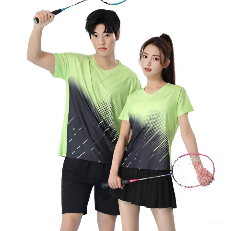 للجنسين تنس الطاولة تي شيرت ال - مراجعة Badminton Jersey وسعره