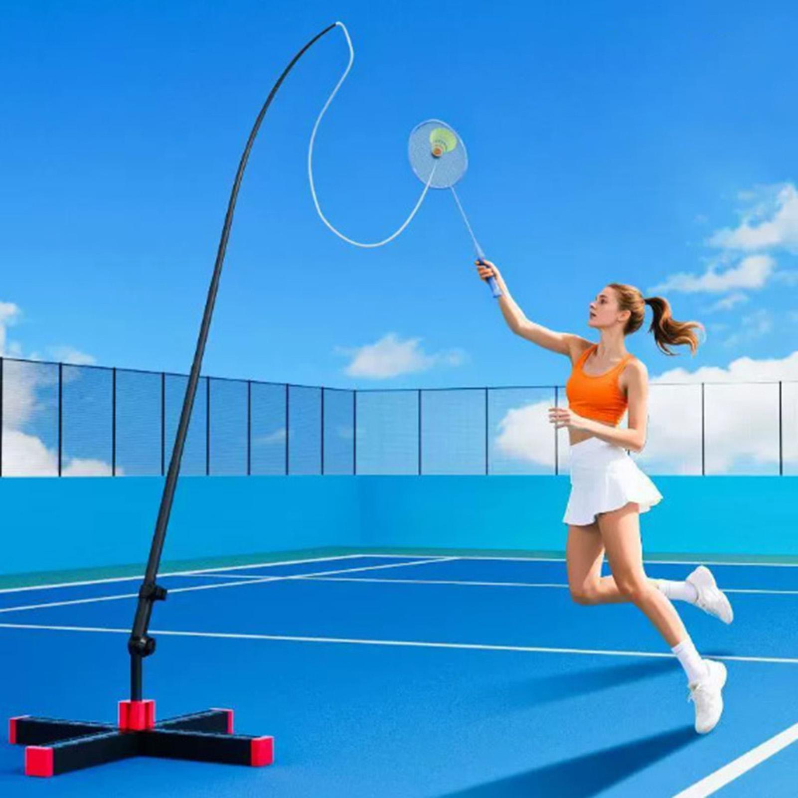 جهاز تدريب الريشة الطائرة الفر - مراجعة Badminton Single وسعره