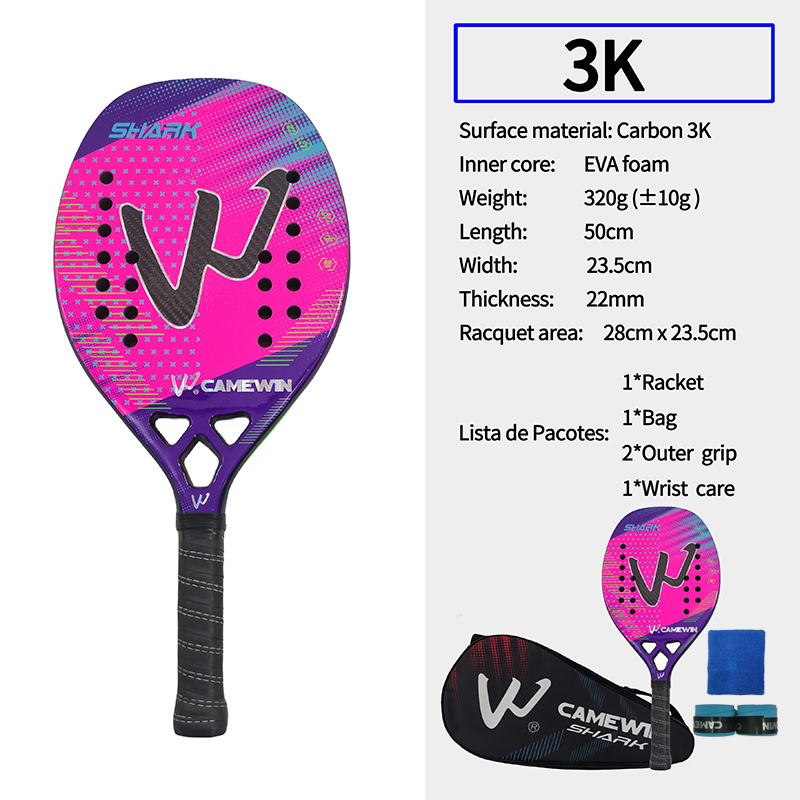 Camewin 3k مضرب تنس الشاطئ ألي - مراجعة Li Ning Racket وسعره
