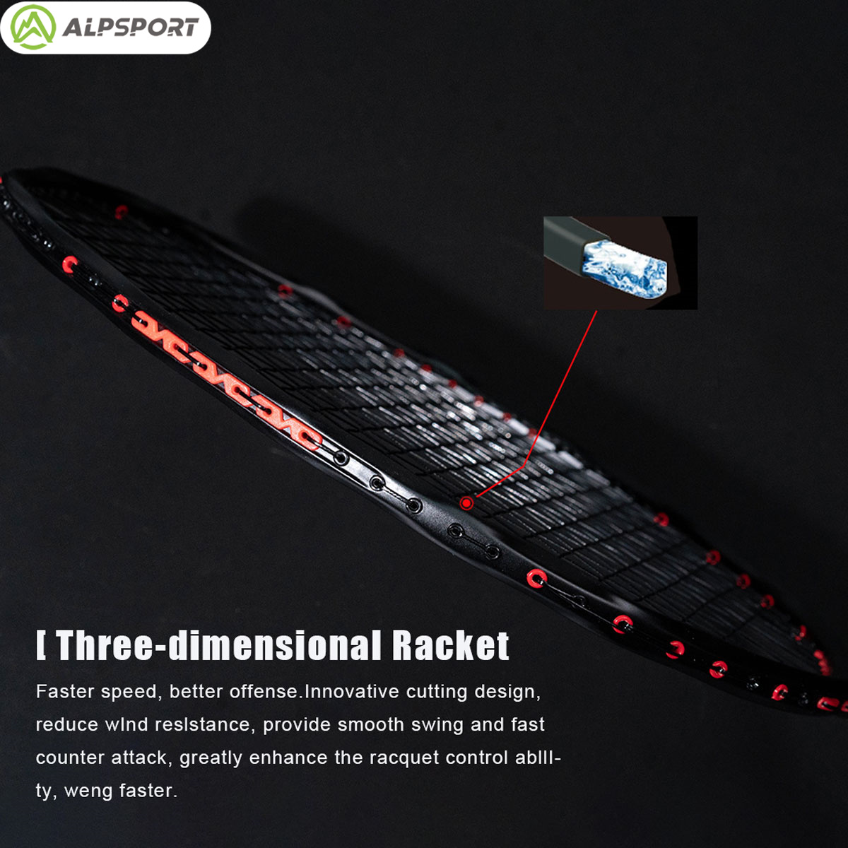 ألبسبورت MH-V5 5U 75 جرام تموج - مراجعة Badminton Background وسعره