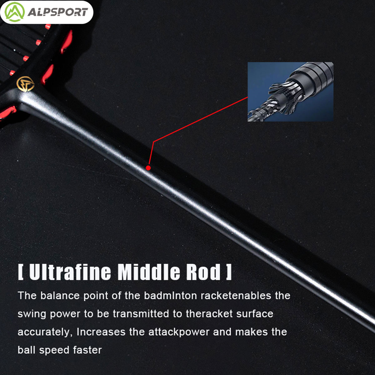 ألبسبورت MH-V5 5U 75 جرام تموج - مراجعة Badminton Background وسعره