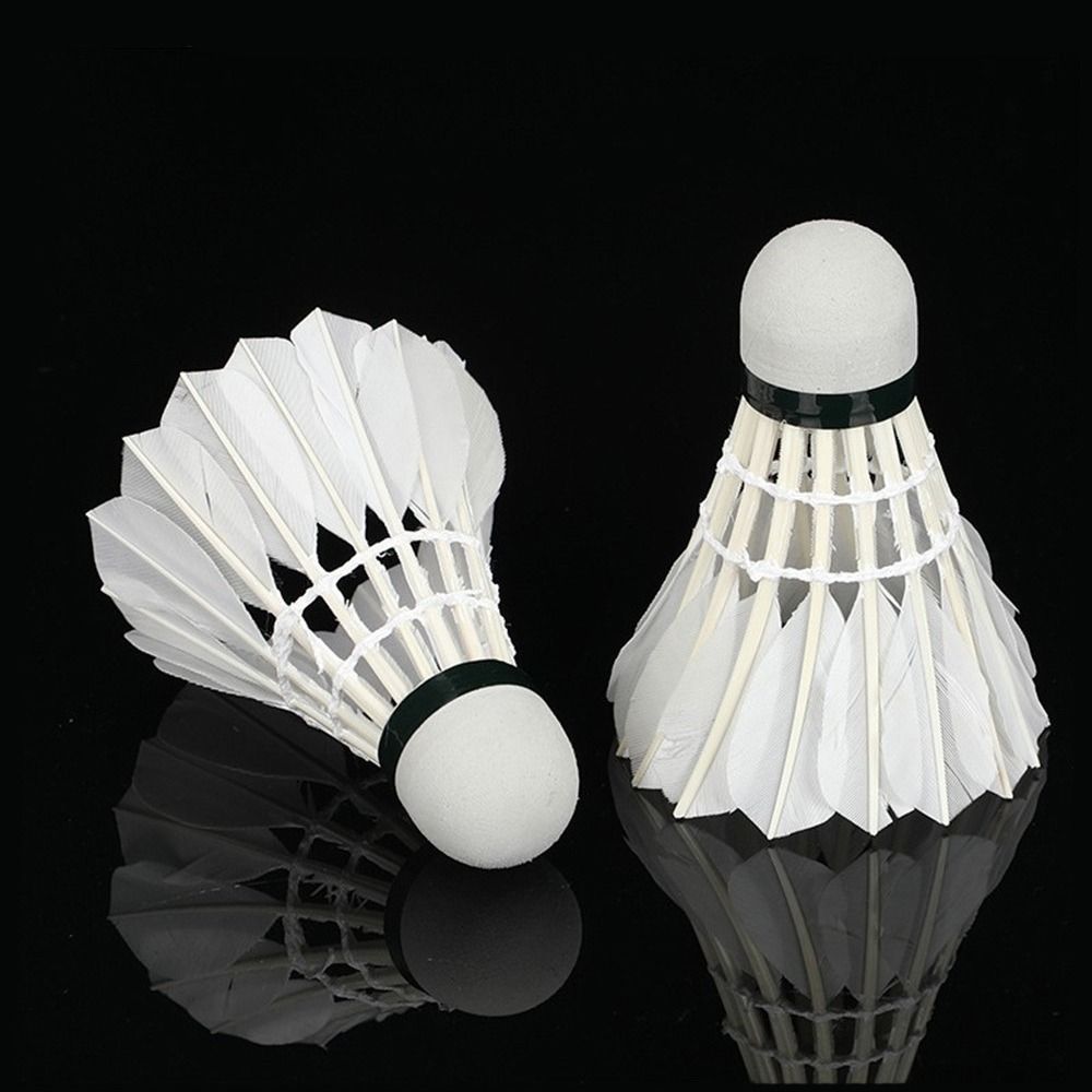 3/6/12 قطعة جديد الأبيض الريشة - مراجعة Badminton Bwf وسعره
