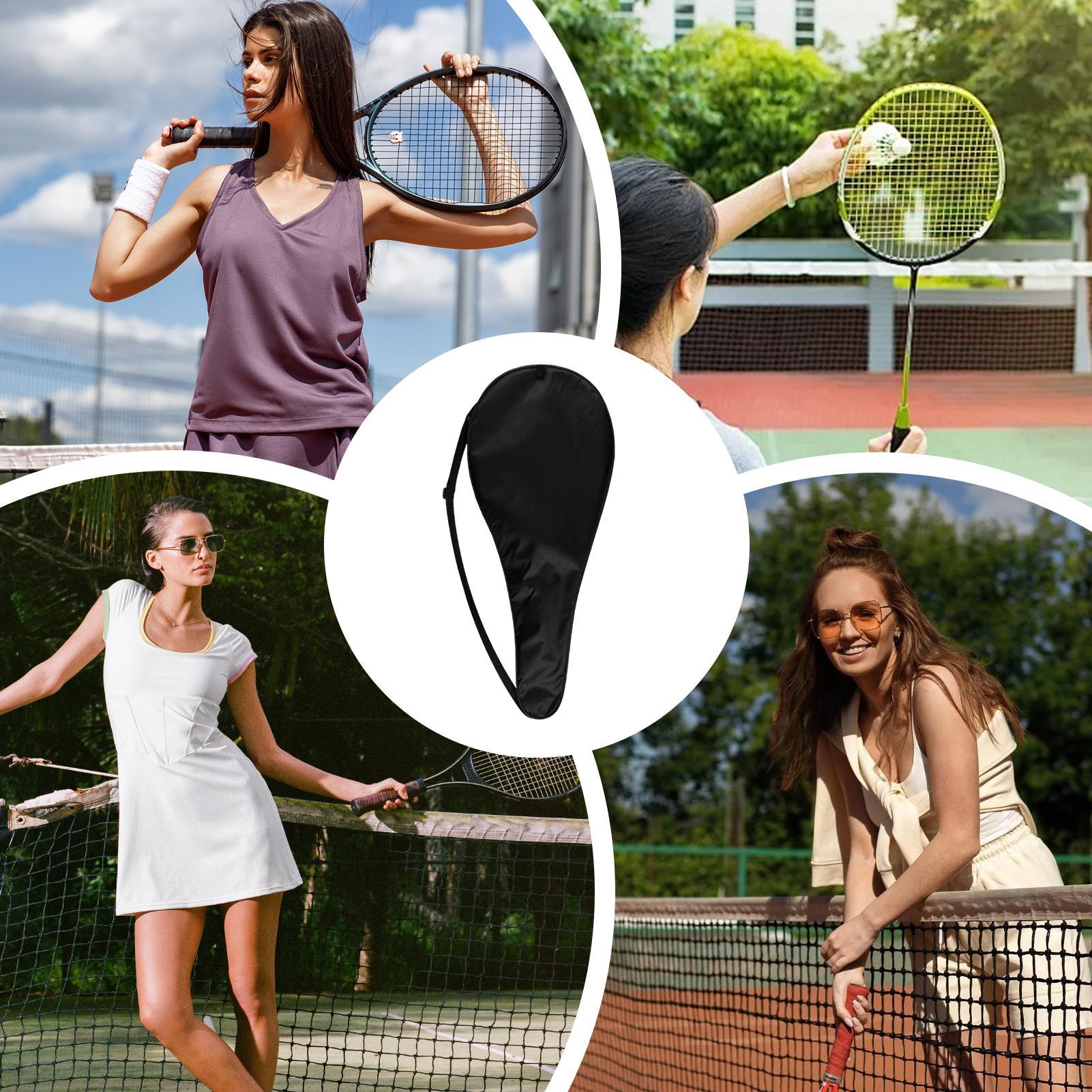 حقيبة مضرب تنس وريشة بادمنتون، - مراجعة Badminton Outdoor وسعره