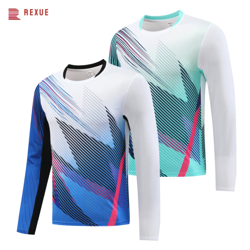 قميص تنس الريشة بأكمام طويلة ، - مراجعة Badminton Jersey وسعره