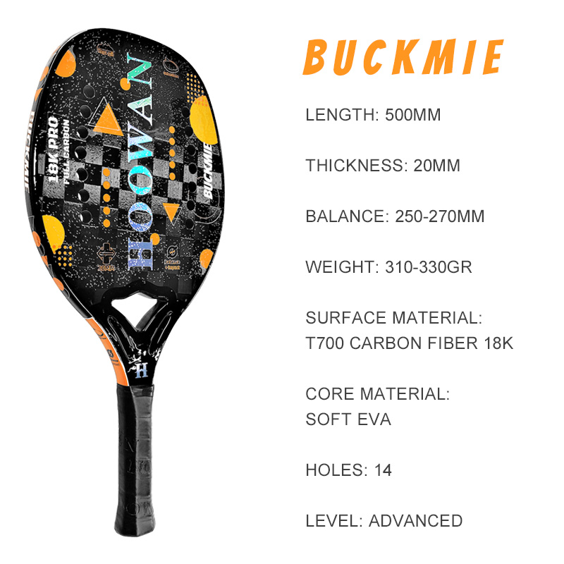 مضرب تنس الشاطئ HOOWAN BUCKMIE - مراجعة Li Ning Racket وسعره