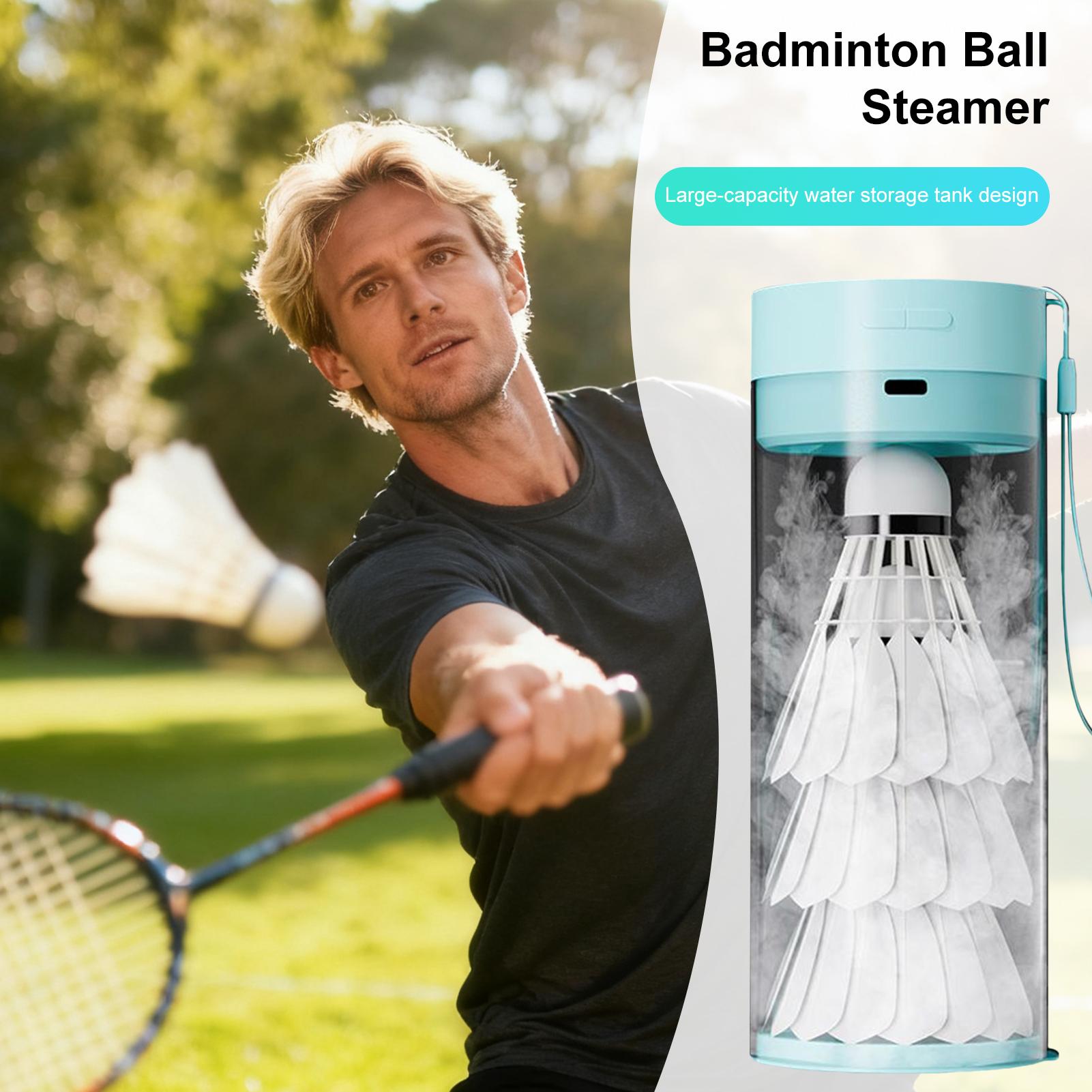 مرطب كرة الريشة المحمول مع بطا - مراجعة Badminton Background وسعره