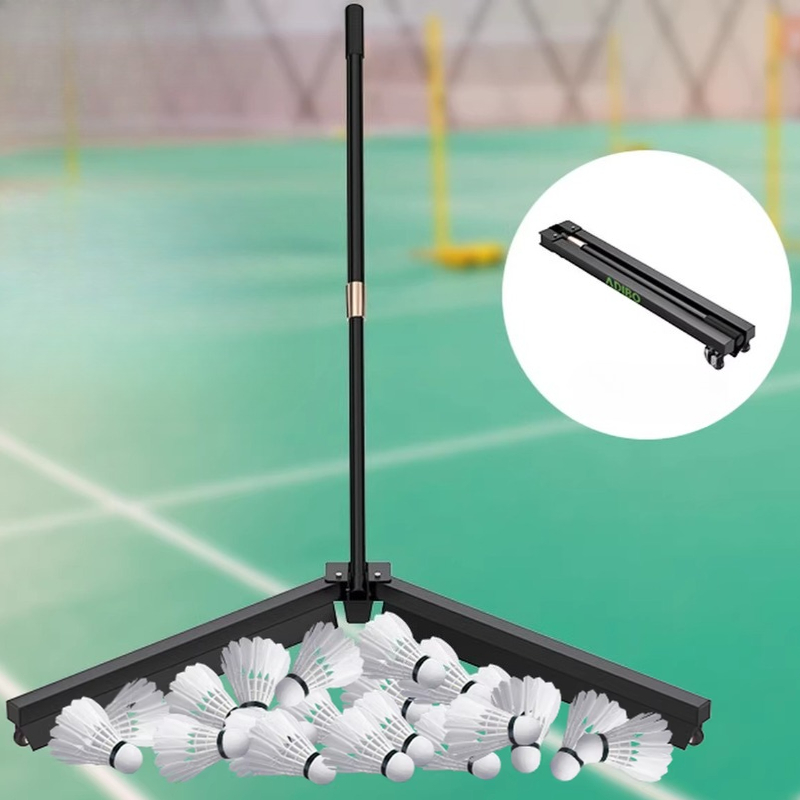 مكنسة كرة الريشة قابلة للطي وق - مراجعة Badminton Background وسعره